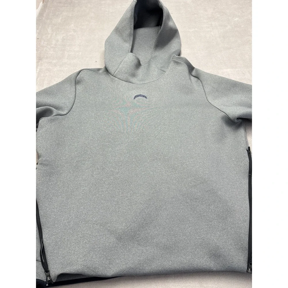 Nike NFL Los Angeles Chargers Grey Short Sleeve Side Zip Hoodie XL Therma Wear